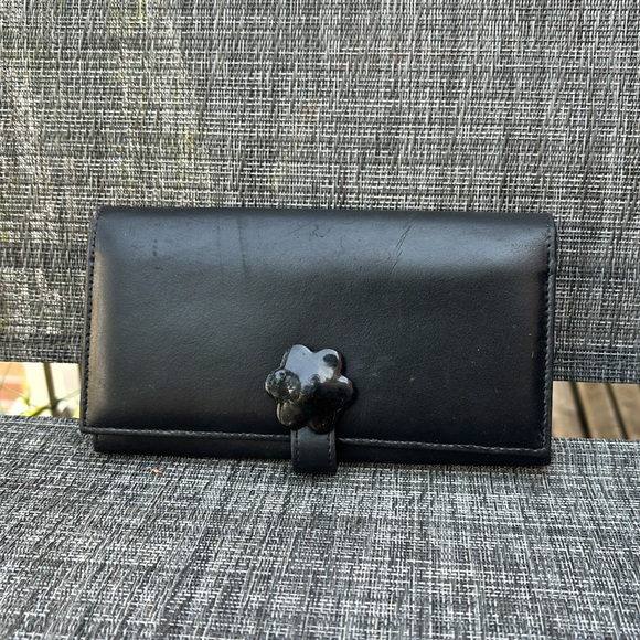 FURLA Thin Smooth Leather Black Wallet - Picture 9 of 10
